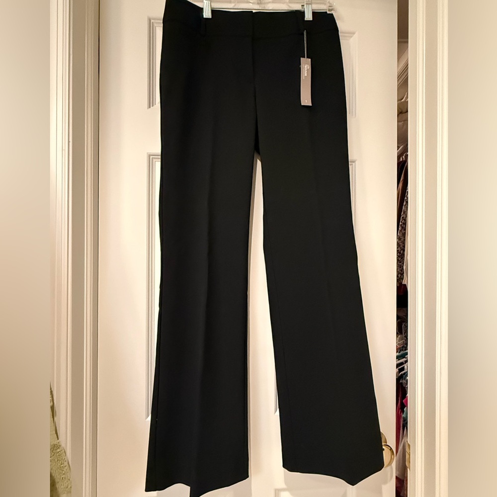 NEW LOFT Black Wide Leg Dress Pants